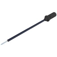 SKS Hirschmann MICRO-PRUEF MPS 2/064 FT SW Sonda Connettore 0,64 mm CAT I Nero 1 pz.