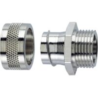 LAPP 55502031 SILVYN® LGF-2-M 25X1.5 Raccordo a vite del tubo flessibile Argento M25 21.10 mm Piatto 1 pz.