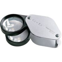 Eschenbach Lente D'Ingrandimento Pieghevole Classica - Obiettivo Biconvesso 30 Mm, Custodia In Pelle