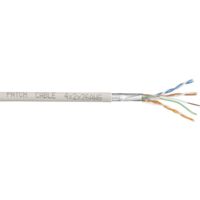 TRU COMPONENTS Cavo di rete CAT 6 SF/UTP 4 x 2 x 0.27 mm² Bianco 25 m