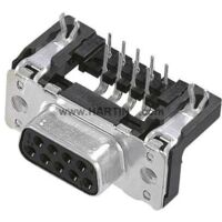 Harting 09 66 452 6611 Connettore femmina SUB-D 90 ° Numero Poli (num): 37 A saldare 1 pz.