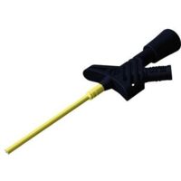 Hirschmann Test & Measurement KLEPS 1600 sw Morsetto a clip/coccodrillo isolato Connettore 2 mm CAT II Nero