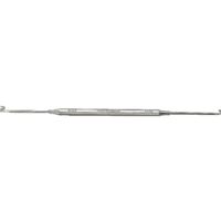 Bahco 5418 Gancio a molla e a cavo a due lati, in acciaio inox, 165 mm