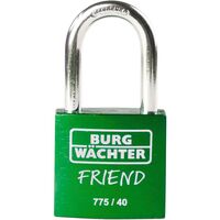 Burg Wächter 39451 Lucchetto 40.00 mm Chiavi diverse Verde Serratura a chiave
