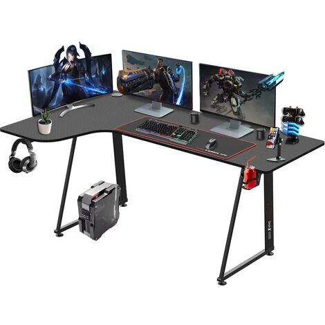 Dripex Gaming Tisch L-Form, Eckschreibtisch 160cm, L-förmiger