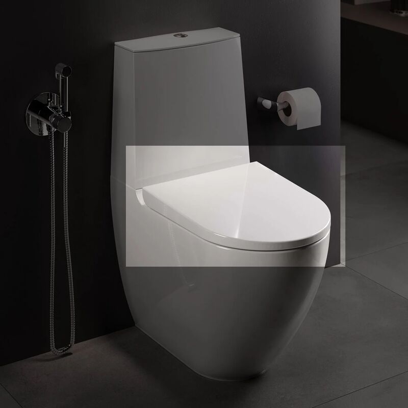 RAK Des Soft Close Urea Toilet Seat White - DESSC3901WH