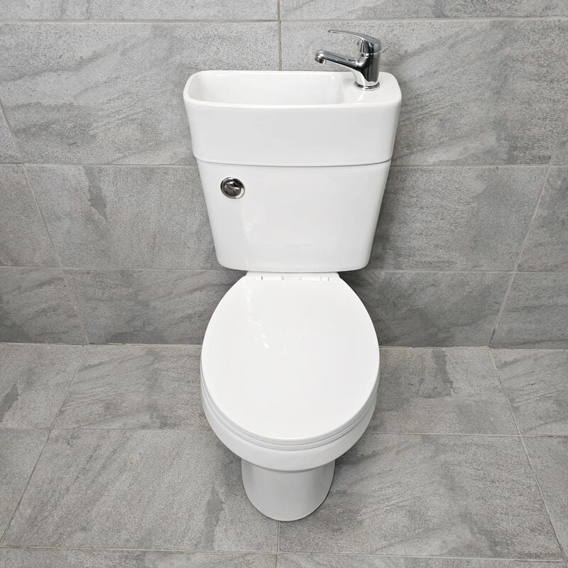 Space saving deals toilet and sink