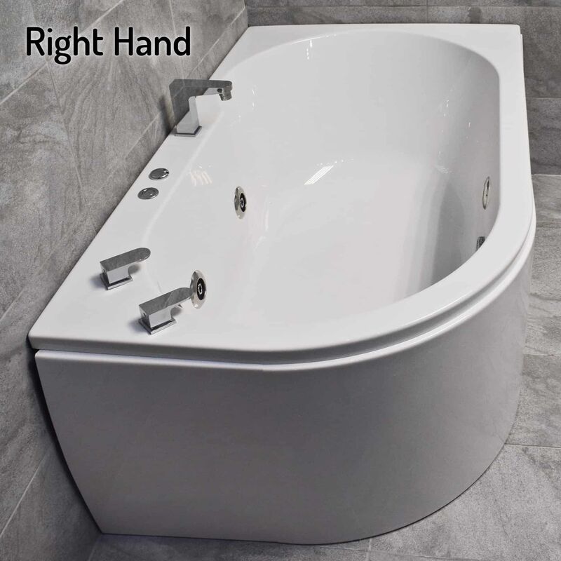 Linda - Whirlpool Bathtub With Front Glass 170 X 120 Cm 2 Persons - View #2