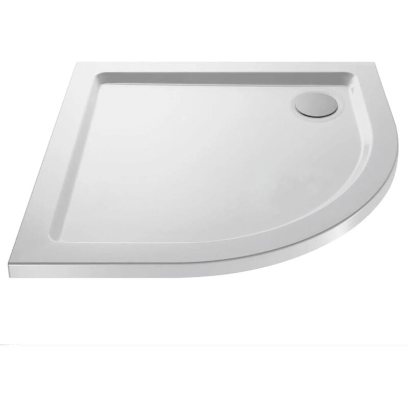 900mm Low Profile Modern Style Quadrant Shower Tray with Waste Option