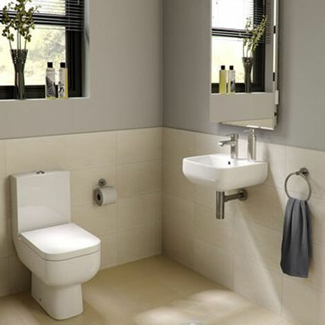 Rak Series 600 Toilet Inc Soft Close Seat Short Projection Compact Toilet WC