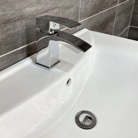 1350mm Walnut Vanity Set Suite Bathroom Storage Drawerline Toilet Basin Sink, Without tap & waste