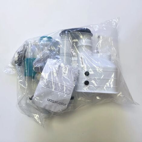 Toilet Cistern Replacement Parts Inc. Fill Valve, Syphon & Easy Use Lever