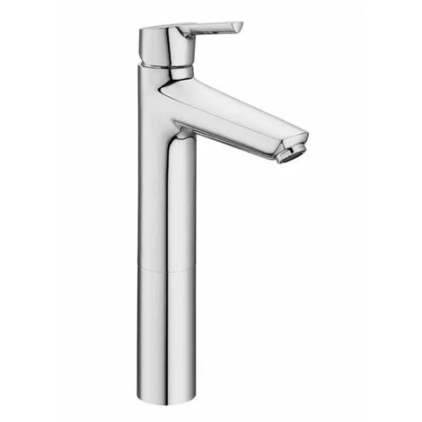 Roca Tall Tap Basin Mixer High Spout Cold Start Chrome Finish