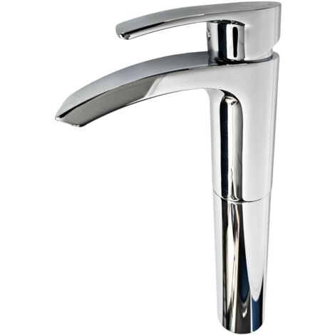 Francis Pegler Lamina Tall Mono Basin Mixer Tap Chrome Inc Click Waste
