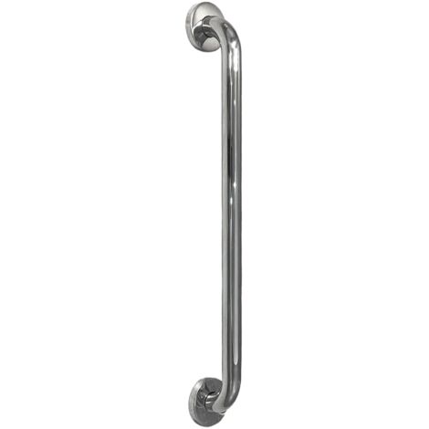 Bathroom Grab Bar Rail 600mm Support Safety Handle Curved Chrome Finish BPL