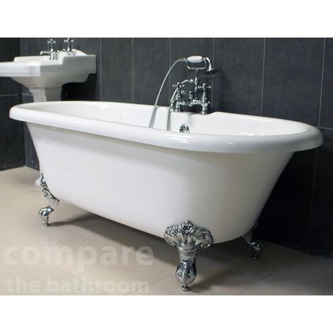 Traditional Freestanding Bath Ball & Claw Feet Roll Top Lifetime Guarantee