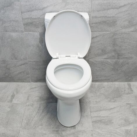 Gigi Comfort Raised Height Close Coupled Toilet WC Disabled Elderly Tall Toilet