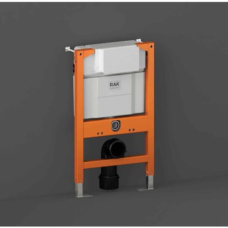 Rak Wall Hung Frame Cistern + Flush Plate Option For Wall Hung Toilets 820mm, Without Flush Plate
