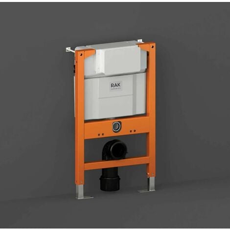 Rak Wall Hung Frame Cistern + Flush Plate Option For Wall Hung Toilets 820mm, Without Flush Plate