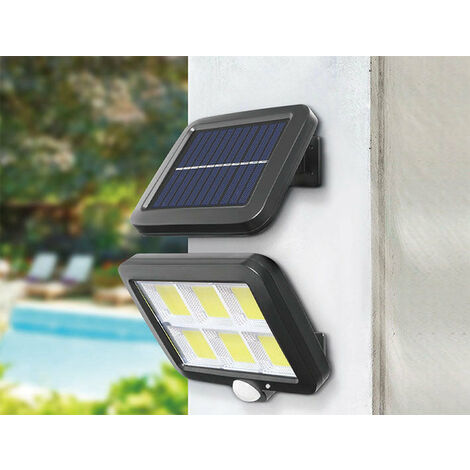 500W Faro LED Esterno con Pannello Solare Luce Bianca Faretto Energia Solare