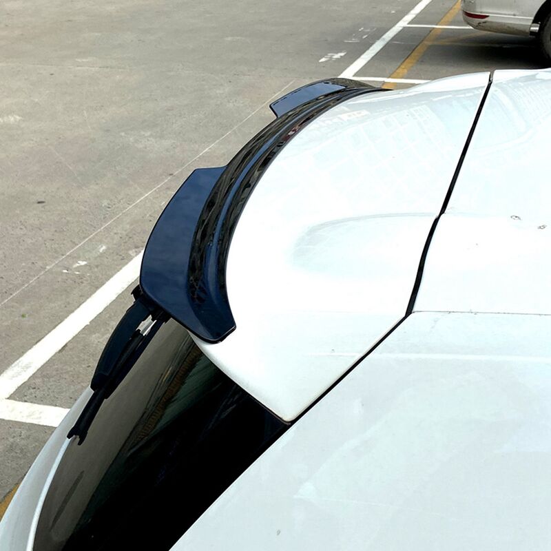 4 Pièces Diffuseur Arrière ABS Noir Brillant - Spoiler Universel Pour Pare-Chocs Voiture, Look Sport Agressif