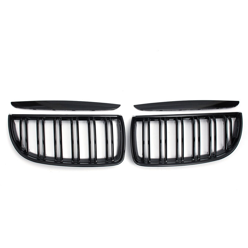 2x Rein Avant Noir brillant et M-Couleur Grilles Calandre Pour BMW