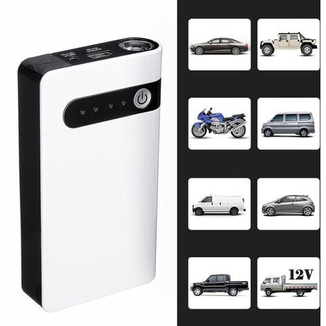 12V Portable 20000mAh Car Jump Starter Chargeur de batterie d'urgence Power  Bank Kit Chargeur de