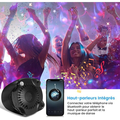 Boule Disco USB, veilleuse, haut-parleur Bluetooth, projecteur de scène DJ,  lampe, décor de fête