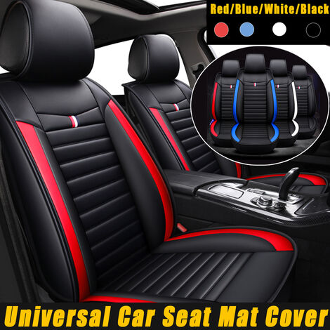 Tapis de siège avant voiture universel – Cuir PU respirant – 4 couleurs – Protection élégante pour tous types de véhicules – Kingso