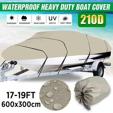 Bâche De Protection Oxford 210D Pour Bateau Gonflable - Imperméable, Anti-UV, Plusieurs Tailles (230cm à 520cm)