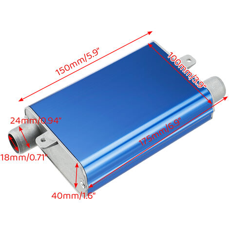 Échappement Silencieux Et Collecteur Pour Moteur Nitro RC 1/8 - Aluminium