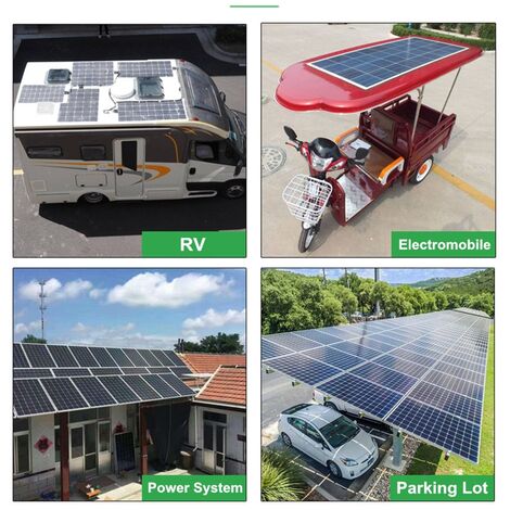 Panneau solaire souple: bateau, toit de camping car,  20w à 220w