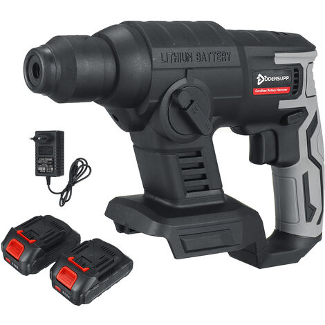 Marteau Perforateur Sans Fil Umelee 18V - 3 En 1, Compatible Batteries Makita, 5 Forets SDS-plus Inclus
