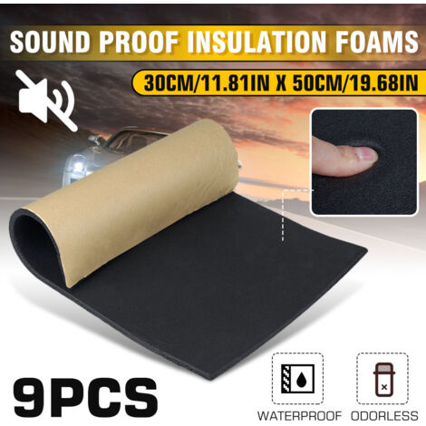 X AUTOHAUX Isolation Phonique Voiture 5mm Insonorisant Capot Moteur Haute Densité Mousse Fibre - Foto 8
