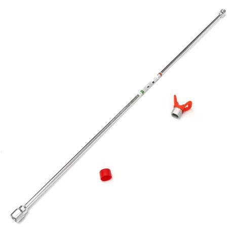 Perche d'extension 100 cm pour pulvérisateur de peinture sans air – Alliage aluminium – Compatible avec machines de pulvérisation – Installation rapide – Dmtool