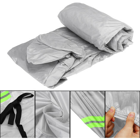 Housse Moto Imperméable PEVA 240x140 Cm - Protection Ultime Contre Pluie, Soleil, Poussière Pour Tous Modèles