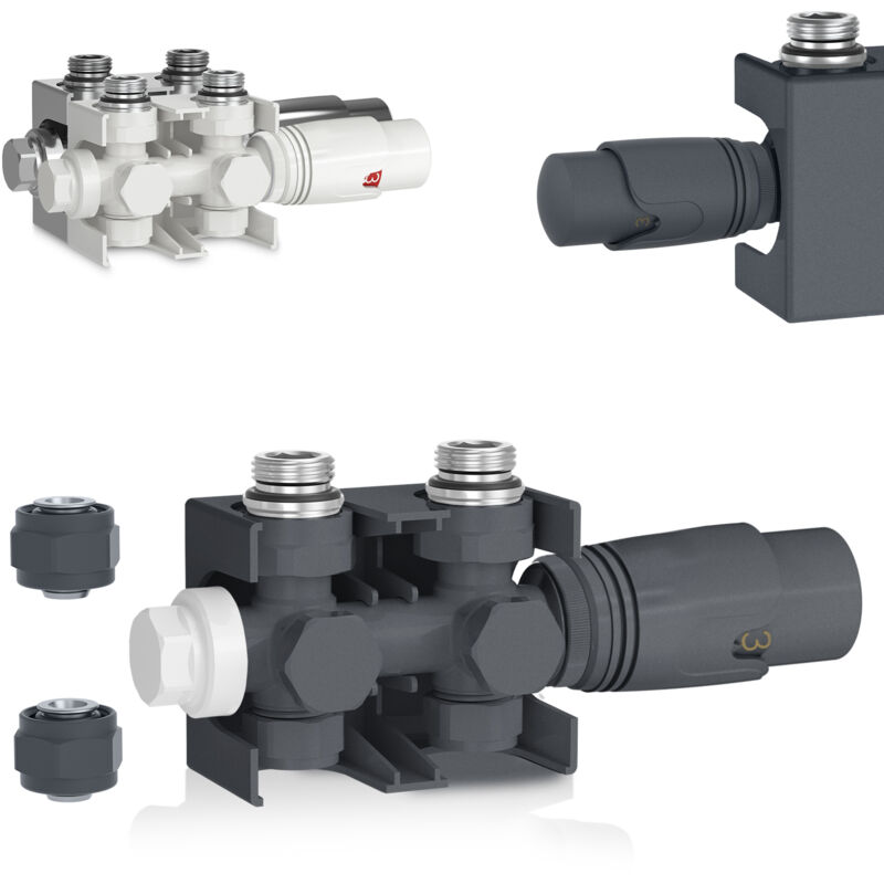Aquamarin® Multiblock - 1/2 Zoll, Manuell, vertikale/horizontale 