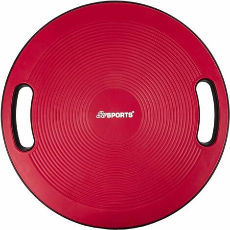 ScSPORTS® Balance Board - Rund, 40 cm Durchmesser, mit Griffen