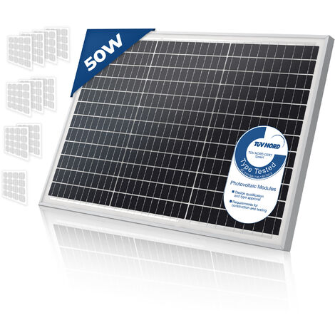 1 Stück Solarmodul 30Watt 12V Monokristallin Solarpanel 0% MWST