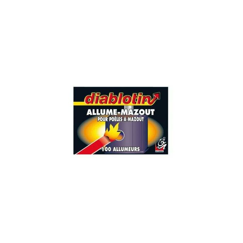 Allume mazout avec bout allumette Diablotin