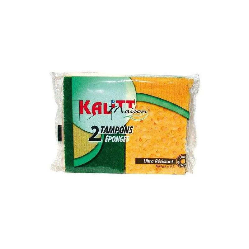 Lot de 2 éponges ultra résistantes