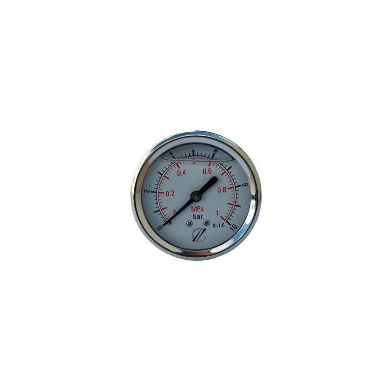 Manomètre à Glycérine 0-10 Bar – 100 Mm, Raccord G1/2, Pour Installation Chauffage/plomberie - 7