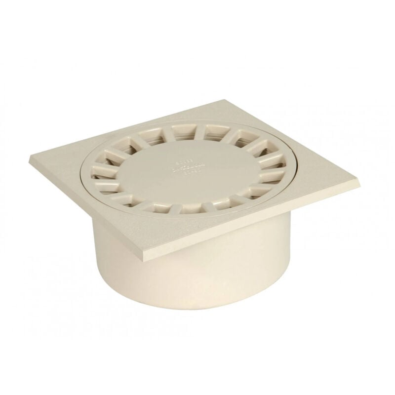 Siphon de cour à emboîture incorporée verticale M80 F90, sable