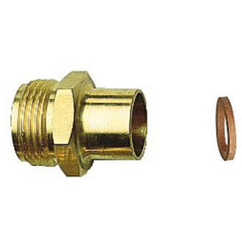 Raccord à souder mâle pour butane/propane + écrou M20X150 pour ø14 mm