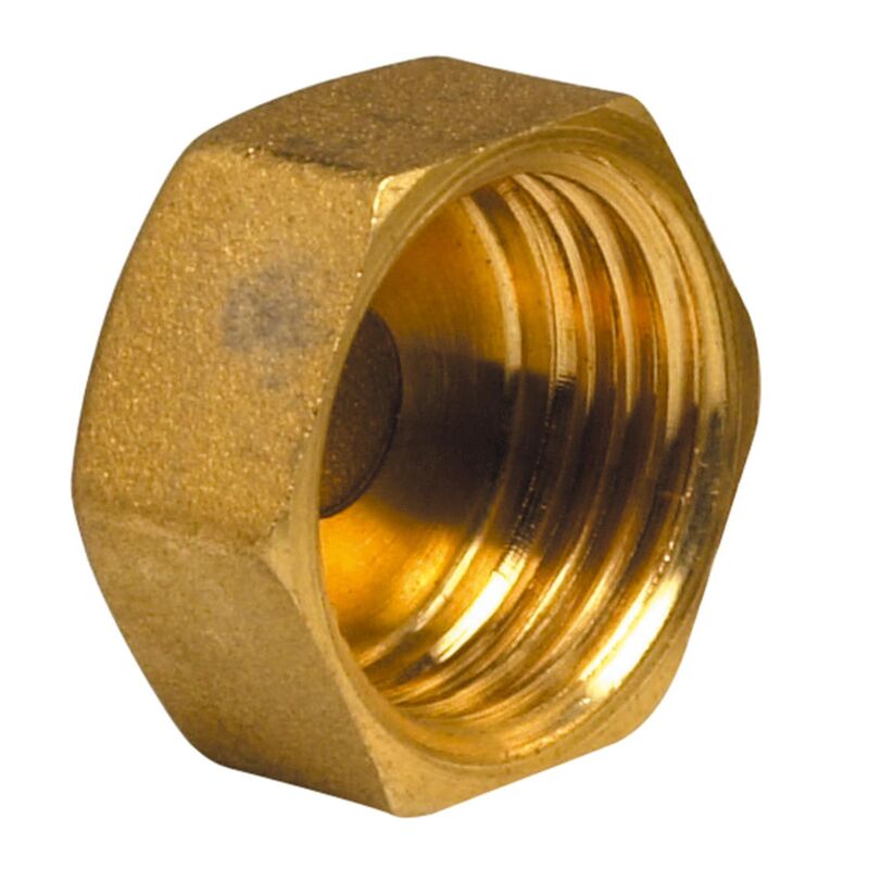 PATIKIL M6x1 Filetage Laiton Capuchon Écrous Bouton, 10 Paquet Lampe Embout Décoratif Vis Bouchons Écrou Poignée Bouton Décoratif pour Éclairage Meubles Armoire, 11mm