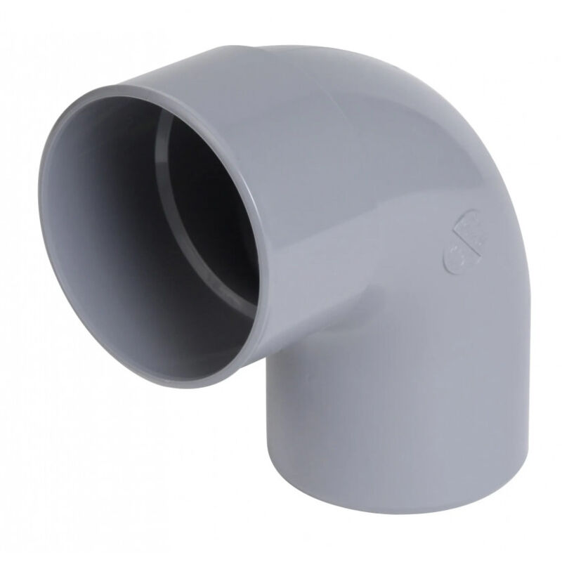 Coude pvc 87 degré30 (90 degré) MF 100