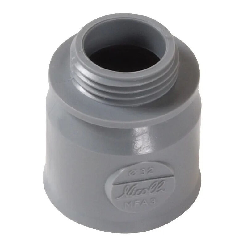 Adaptateur De Bouchon Nicoll Ø32 Mm - Pour Raccordement Canalisations PVC - Étanche Et Facile à Installer - 8