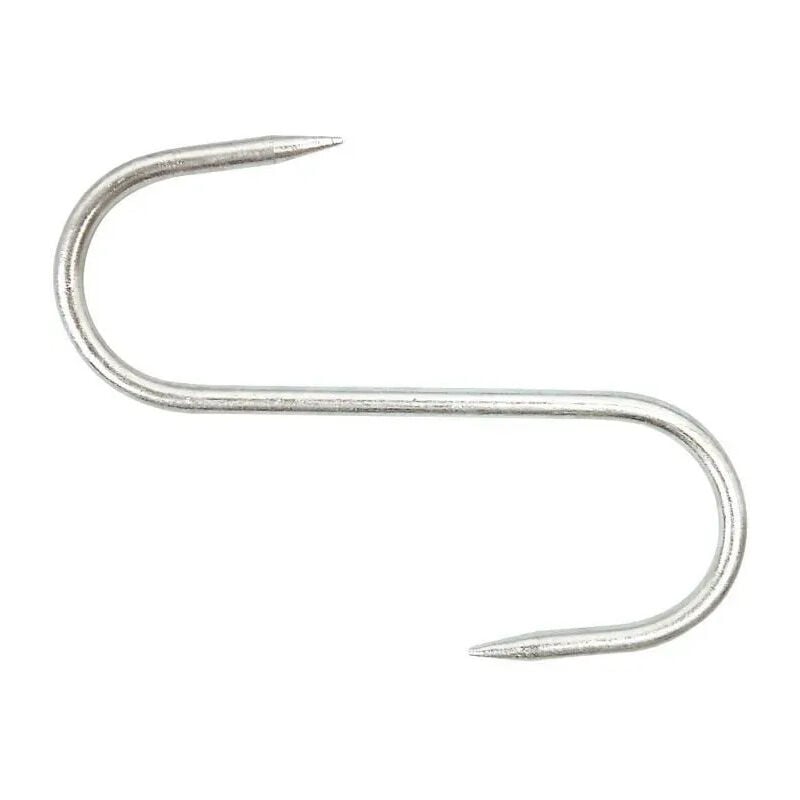 Esse de boucher en acier zingué diamètre 5 mm, l. 120 mm, 2 pièces