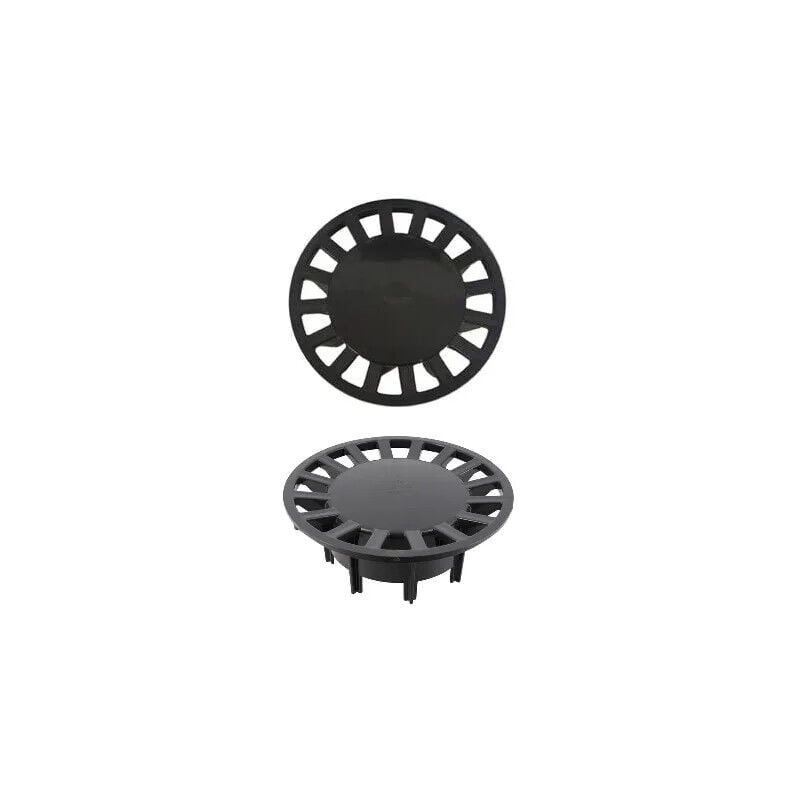 Grille pour siphon de cours 250x250, gris foncé