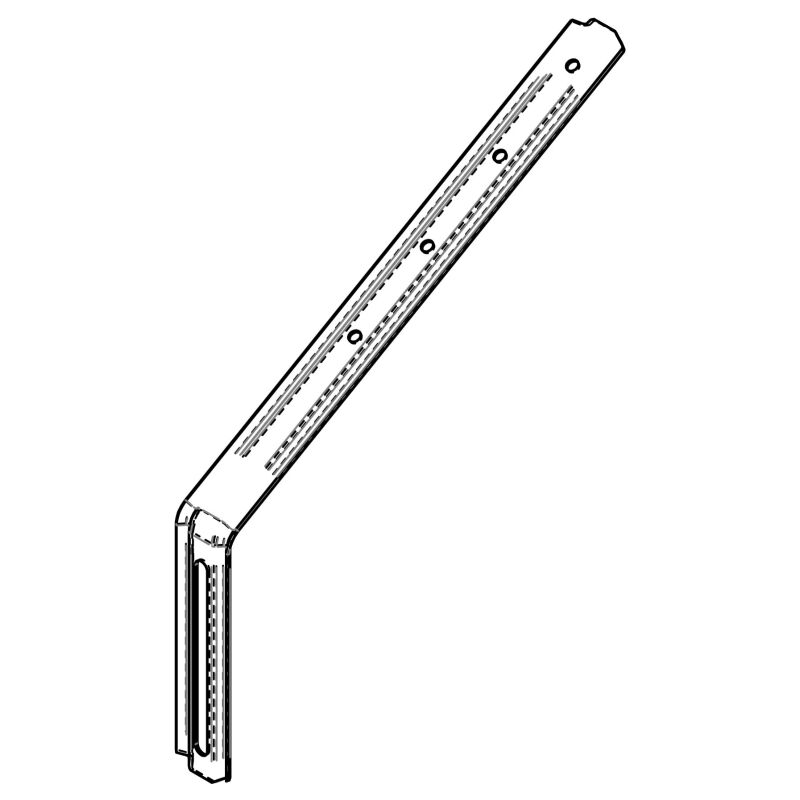 Mèche bois D. 10 x 160/85 mm pour construction d'escaliers - Queue